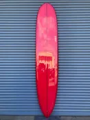 Jube’ Refined Classic Longboard (Size: 9’6″, Tail: Pin, Color: High Gloss Red Tint)