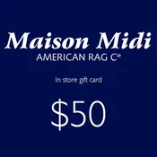 $50 In store Gift Card