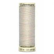 070 Dark Bone 100m - Gutermann Sew All Polyester Thread (3ct)