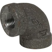 90-Degree Black Pipe Elbow, 1/8 In.