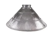 10" Holophane Style Prismatic Glass Cone Shade — Yankee Barn Lighting