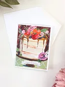 Birthday Caramel Cake Greeting Card by Carpe Diem Papers