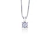 0.17 CTW Round Miracle Setting Diamond Pendant