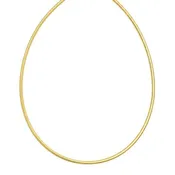 14K 2.8mm Stretch Necklace 17"