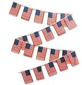 30ft String USA Flags