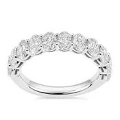 Eternalle 14k White Gold Lab-Grown Diamond Wedding Band 2 ct. tw.