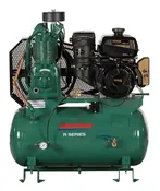 14 HP Kohler 30 Gallon Tank Gas Driven Champion Air Compressor-HGR7-3K