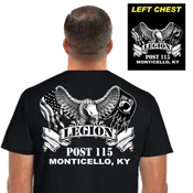 Legion Post Shirts (DD-POST2) Black