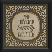 And They Lived happily Ever After Framed Print | Coastal Decor | Wall Art