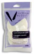 Victoria Vogue 2-1/8â€ Satin Top Cotton Velour Puffs
