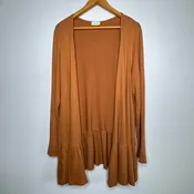 143 Story Ruffle Trim Cardigan - Size Large