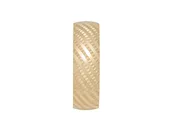 Carbon Fiber Pattern Gold Band