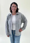 All Day Knit Jacket-Classic Heather Grey