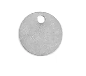 1-1/2" Round Aluminum Tags - 50 Pack