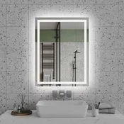 28x36 LED Bathroom Mirror – Front & Back Lit Anti-Fog Vanity Mirror