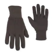100% Cotton Brown Jersey Gloves, 12-Pack