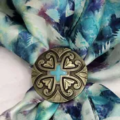 Aces High Western Scarf Slide