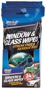 24 Pack Windshield And Glass Cleaning Wipes - Streak-free And Resealable