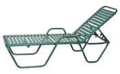 1202A – Strap Chaise Lounge with Arms