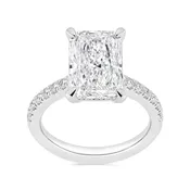 Eternalle 14k White Gold Lab-Grown Diamond Engagement Ring 5 1/2 ct. tw.