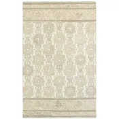 Ash Grey Sand Ivory Taupe Scandinavian Global Transitional Area Rug