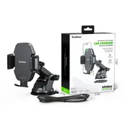 15W Wireless Fast Charging Car Charger(EK-3012BK)