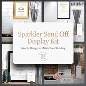 Sparkler Send Off Display Kit (Digital Download)
