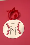 Baseball Christmas Ornament — The Silver Diva