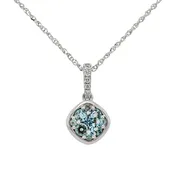 14K White Gold Alexandrite Cluster Necklace — Croft & Stern Jewelry Designs