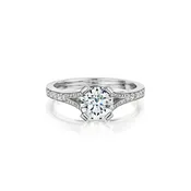 A. Link for Forevermark Split Shank Diamond Engagement Ring Mounting