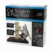 Cat Scratch & Play Post with Dangling Toy
