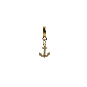 Pavé Anchor Lock Charm