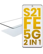 2 in 1 Front Glass With OCA Pre-Installed For Samsung Galaxy S21 FE 5G