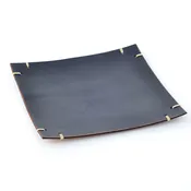 Black Leather Pad — Made Solid