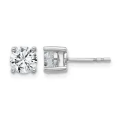 14K White Gold 1.5 Carat Lab Grown Diamond Studs