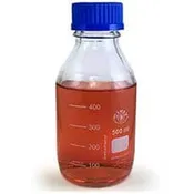 Borosilicate Media Storage Bottle, 500mL, cs/10