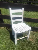 White Farm House Chairs  — Rustic Little Acre Farm