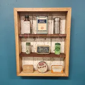 Shadow Box Vintage Tin Collection