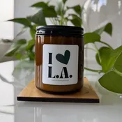 I LOVE LA candle: Santal Bloom — Composed Living