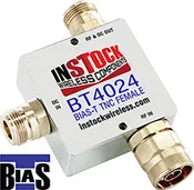 BT4024 - Type N Bias Tee, 10-4000 MHz, 1.5A