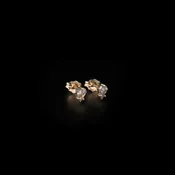 Cyclic mini S&P diamond Stud