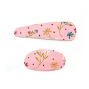 2pc Mixed Shape Clip Set  - Floral