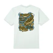 Aftco Habitat Seafoam Heather Tee