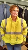 AmeriFire-AR Utility Lineman FR Arc Flash Extreme Winter Bomber Jacket Tecasafe Hi Vis Class 3 Shell and Heavy Stitched-In FR Liner, AMFR-B5091