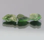 Tremendous 9.92ct uncut green Apatite set