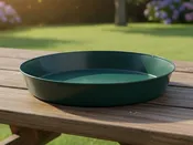 16 and 21 inch Plant Saucer Hunter Green 2 pack