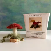 Kit: Needle Felted Mushroom — Welcome to Esther's Place