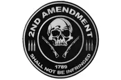 2nd Amendment Shall Not Be Infringed 1789 Skull Patch