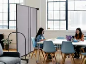 Straightflex Sliding Divider Wall-Mounted - Fabric