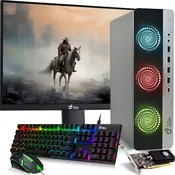 HP G3 RGB 6th Gen. SFF Gaming Desktop Computer RGB KB & Mouse WiFi Windows 11 Pro (Renewed)